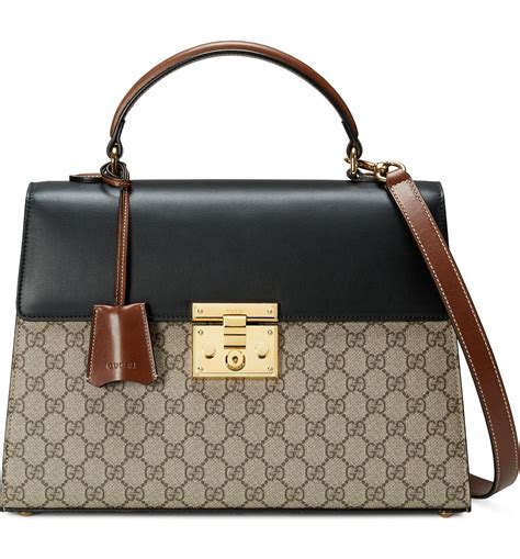 gucci padlock top handle bag medium